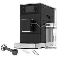 KitchenAid KF4 Fully Automatic Espresso Machine with BPA-Free Milk Container, Frother & Grinder - Black Matte