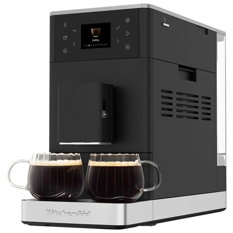 KitchenAid KF3 Fully Automatic Espresso Machine with Frother & Grinder - Black Matte