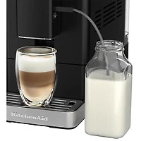 KitchenAid KF3 Fully Automatic Espresso Machine with Frother & Grinder - Black Matte