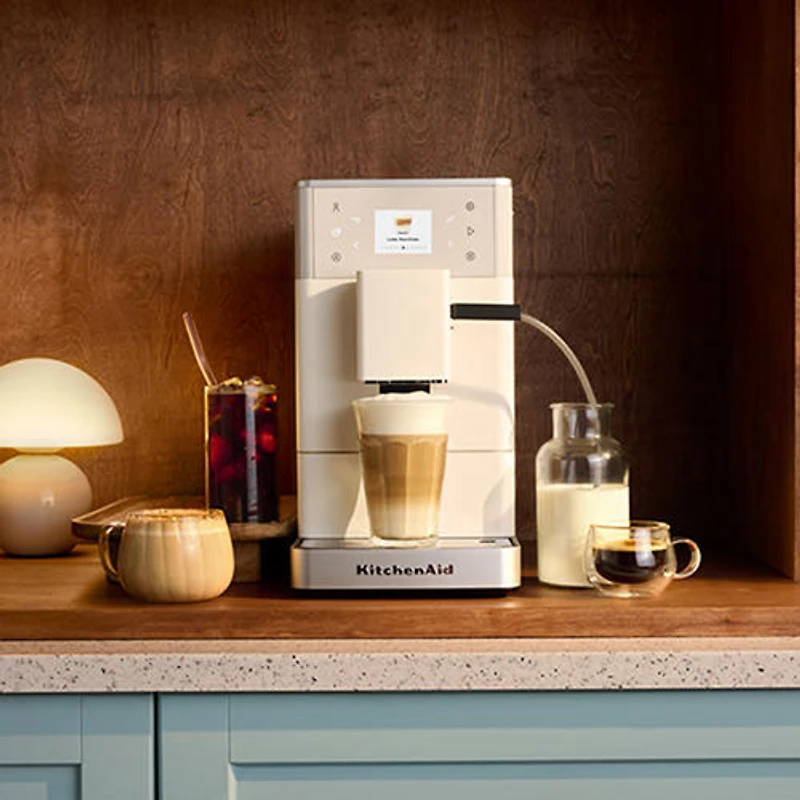 KitchenAid KF3 Fully Automatic Espresso Machine with Frother & Grinder - Black Matte