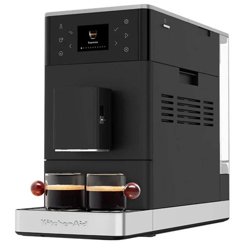 KitchenAid KF3 Fully Automatic Espresso Machine with Frother & Grinder - Black Matte