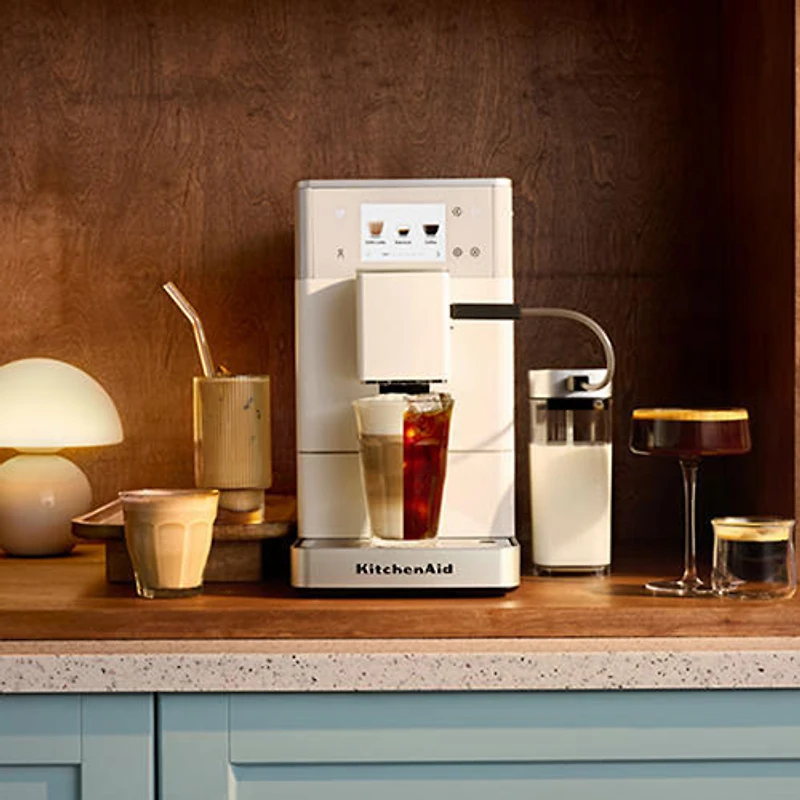 KitchenAid KF3 Fully Automatic Espresso Machine with Frother & Grinder - Black Matte