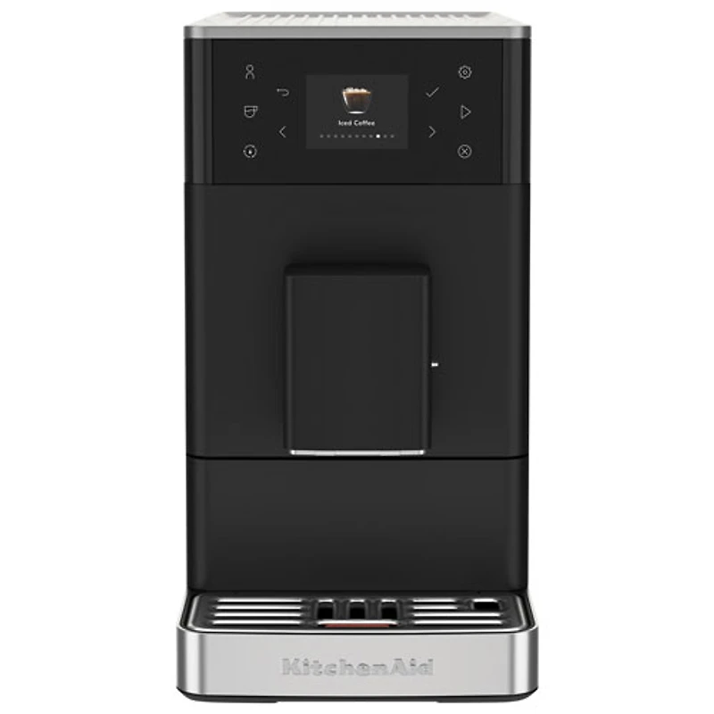 KitchenAid KF3 Fully Automatic Espresso Machine with Frother & Grinder - Black Matte