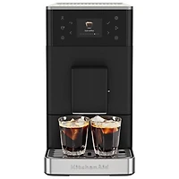 KitchenAid KF3 Fully Automatic Espresso Machine with Frother & Grinder - Black Matte