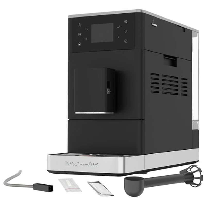 KitchenAid KF3 Fully Automatic Espresso Machine with Frother & Grinder - Black Matte
