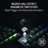 Razer Huntsman V3 HE Magnetic Mini 8KHz Backlit Mechanical Gaming Keyboard - English