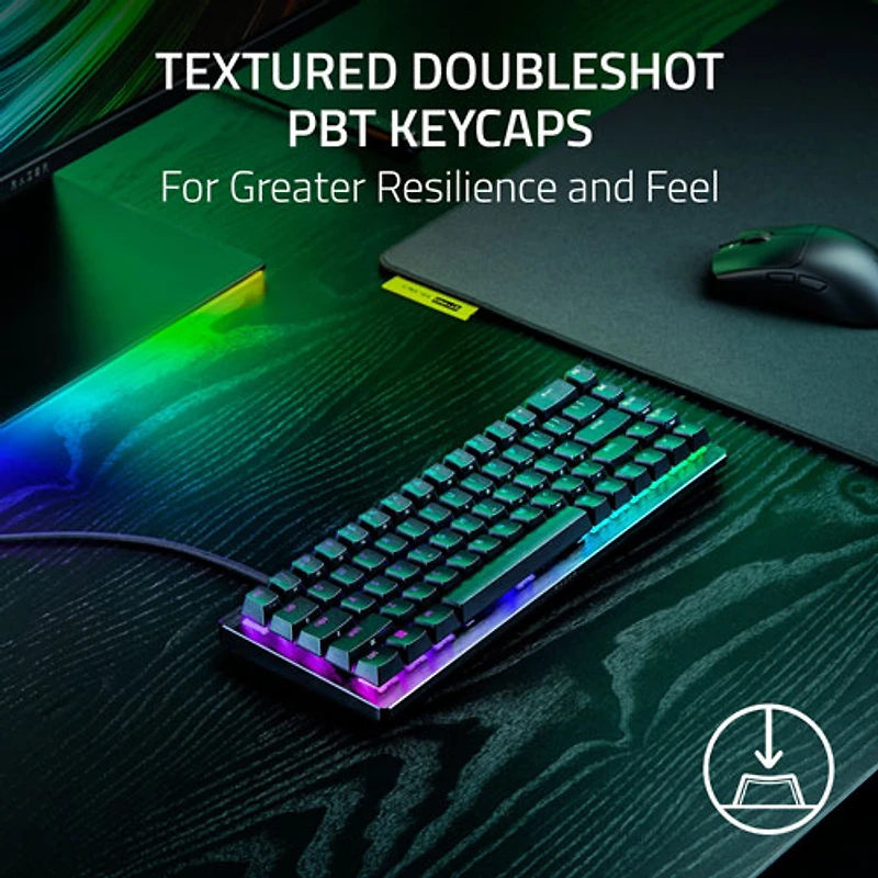 Razer Huntsman V3 HE Magnetic Mini 8KHz Backlit Mechanical Gaming Keyboard - English