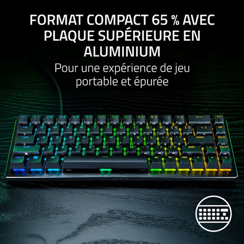Razer Huntsman V3 HE Magnetic Mini 8KHz Backlit Mechanical Gaming Keyboard - English