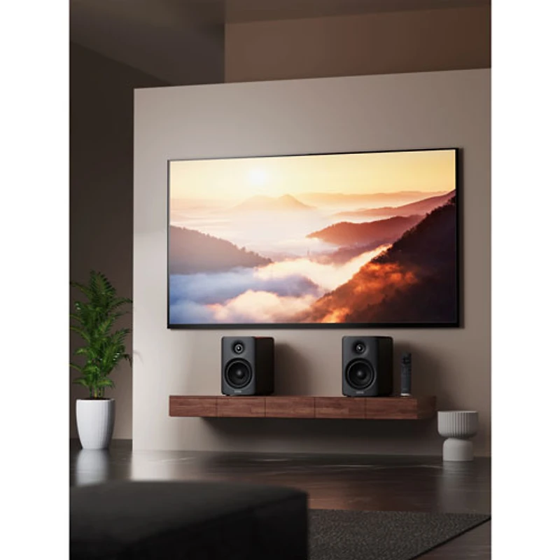 Edifier M90 100-Watt Bookshelf Speaker - Pair - Black