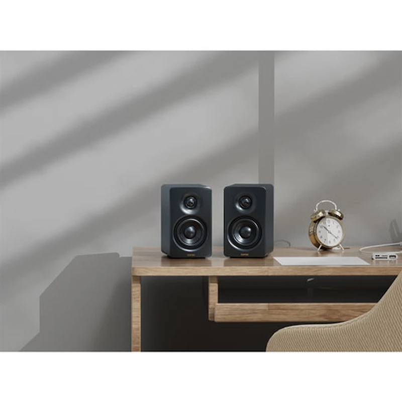 Edifier M60 66-Watt Bookshelf Speaker - Pair - Black