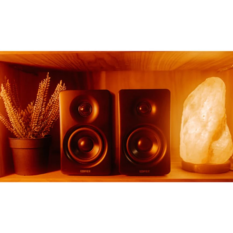 Edifier M60 66-Watt Bookshelf Speaker - Pair - Black