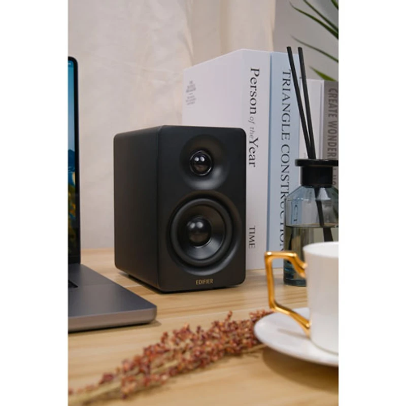 Edifier M60 66-Watt Bookshelf Speaker - Pair - Black