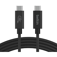 Belkin Connect 240W 20Gbps 2m (6.6 ft.) USB-C/USB-C Cable (INZ004bt2MBK)