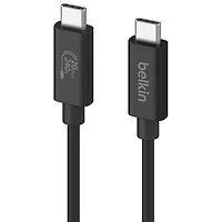Belkin Connect 240W 20Gbps 2m (6.6 ft.) USB-C/USB-C Cable (INZ004bt2MBK)