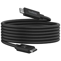Belkin Connect 240W 20Gbps 2m (6.6 ft.) USB-C/USB-C Cable (INZ004bt2MBK)