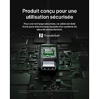 Belkin Connect 240W 1m (3.3 ft.) Thunderbolt 5 USB-C/USB-C Cable (INZ005fq1MBK)