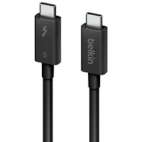 Belkin Connect 240W 1m (3.3 ft.) Thunderbolt 5 USB-C/USB-C Cable (INZ005fq1MBK)