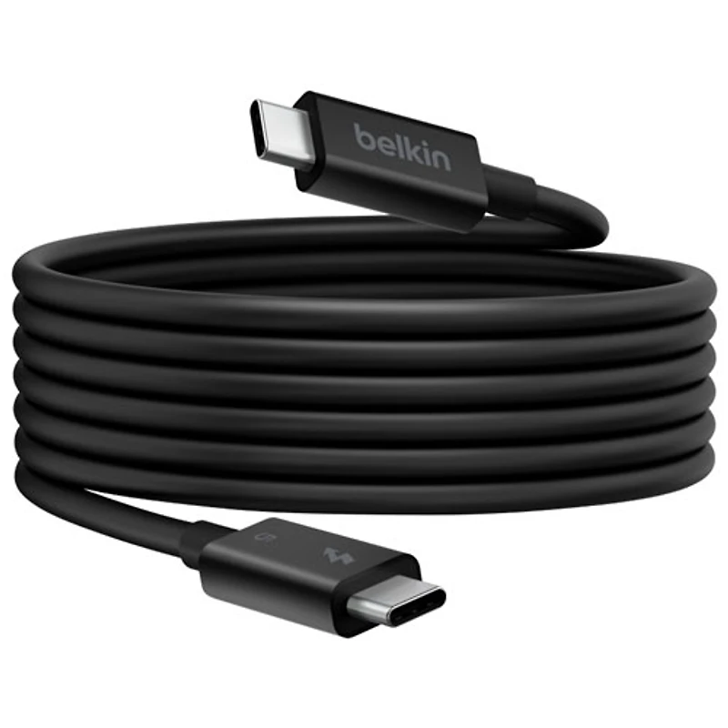 Belkin Connect 240W 1m (3.3 ft.) Thunderbolt 5 USB-C/USB-C Cable (INZ005fq1MBK)