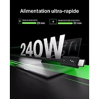 Belkin Connect 240W 1m (3.3 ft.) Thunderbolt 5 USB-C/USB-C Cable (INZ005fq1MBK)