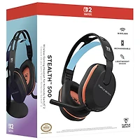 Casque de jeu Stealth 500 de Turtle Beach pour Switch 2 - Noir anthracite