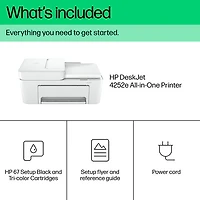 Imprimante à jet d'encre tout-en-un sans fil DeskJet 4252e de HP