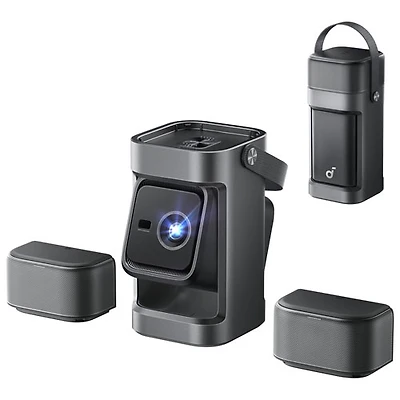 Projecteur portatif DEL HD 1080p Nebula P1 de Soundcore by Anker avec haut-parleurs amovibles (D2431111)