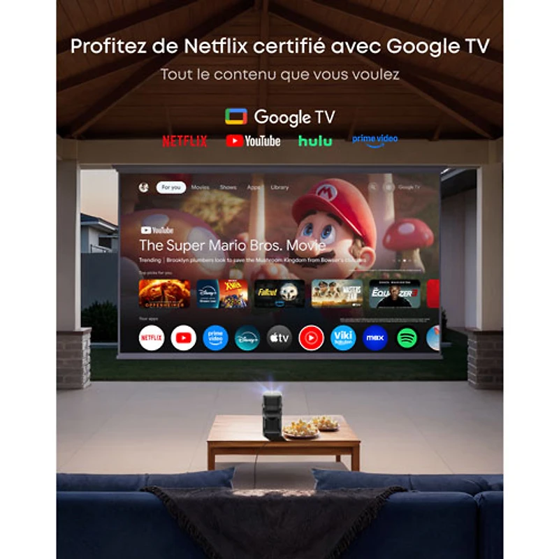 Projecteur portatif DEL HD 1080p Nebula P1 de Soundcore by Anker avec haut-parleurs amovibles (D2431111)