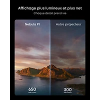 Projecteur portatif DEL HD 1080p Nebula P1 de Soundcore by Anker avec haut-parleurs amovibles (D2431111)