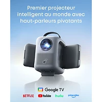 Projecteur portatif DEL HD 1080p Nebula P1i de Soundcore by Anker avec haut-parleurs amovibles (D2200111)