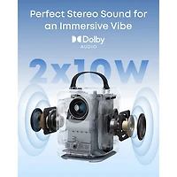 Projecteur portatif DEL HD 1080p Nebula P1i de Soundcore by Anker avec haut-parleurs amovibles (D2200111)