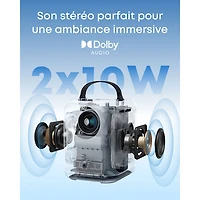 Projecteur portatif DEL HD 1080p Nebula P1i de Soundcore by Anker avec haut-parleurs amovibles (D2200111)