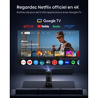 Projecteur de cinéma maison laser Ultra HD 4K Nebula X1 Pro de Soundcore by Anker (D21511F1)