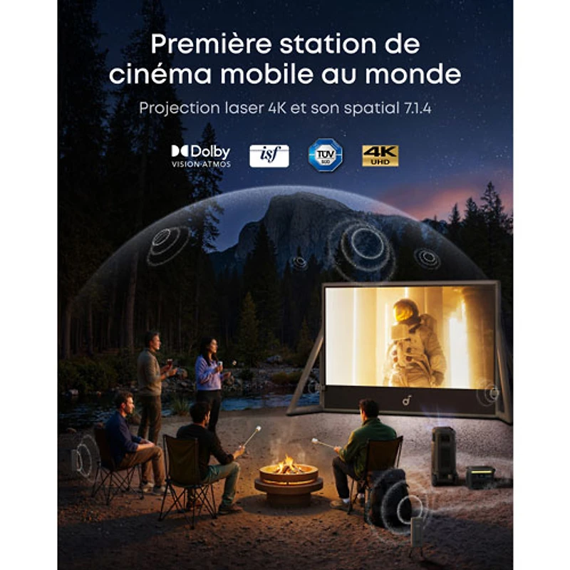 Projecteur de cinéma maison laser Ultra HD 4K Nebula X1 Pro de Soundcore by Anker (D21511F1)