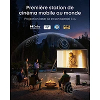 Projecteur de cinéma maison laser Ultra HD 4K Nebula X1 Pro de Soundcore by Anker (D21511F1)