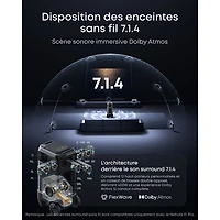 Projecteur de cinéma maison laser Ultra HD 4K Nebula X1 Pro de Soundcore by Anker (D21511F1)
