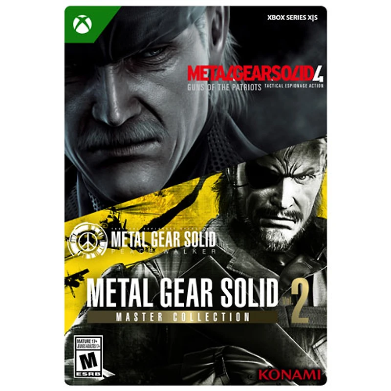 Metal Gear Solid 2 Master Collection (XBOX Series X|S) - Téléchargement numérique