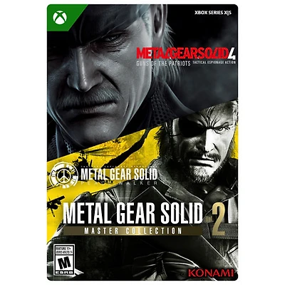 Metal Gear Solid 2 Master Collection (XBOX Series X|S) - Téléchargement numérique