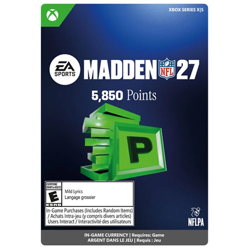 Madden NFL 27: Points (XBOX Series X|S