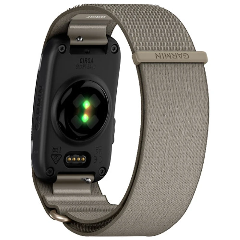 Garmin CIRQA Screenless Fitness Tracker Band with Heart Rate Monitor & Sleep Tracking - Large / X-Large - French Grey