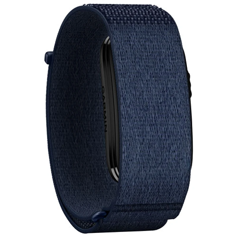 Bracelet d’activité Garmin CIRQA sans écran avec moniteur de fréquence cardiaque et suivi du sommeil - Grand/très grand - Bleu capitaine