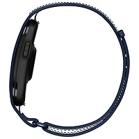 Bracelet d’activité Garmin CIRQA sans écran avec moniteur de fréquence cardiaque et suivi du sommeil - Grand/très grand - Bleu capitaine