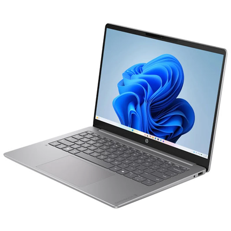 HP OmniBook 3 14" 60Hz Laptop - Snapdragon X X1-26-100 - 8GB LPDDR5x RAM - 256GB SSD - Windows 11 Home - Nouvelle Silver