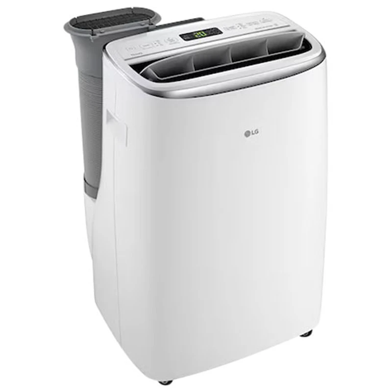 LG Portable Air Conditioner - 10000 BTU (450 sq ft Coverage) - 55dB, Remote - White