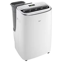 LG Portable Air Conditioner - 10000 BTU (450 sq ft Coverage) - 55dB, Remote - White