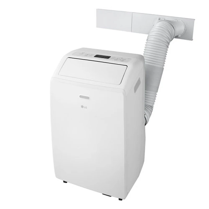 LG Portable Air Conditioner - 10000 BTU (450 sq ft Coverage) - 55dB, Remote - White