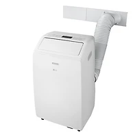 LG Portable Air Conditioner - 10000 BTU (450 sq ft Coverage) - 55dB, Remote - White