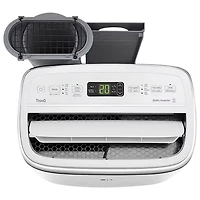 LG Portable Air Conditioner - 10000 BTU (450 sq ft Coverage) - 55dB, Remote - White