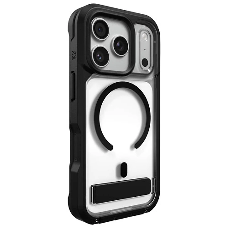 ZAGG Rainier Snap Fitted Hard Shell Case for iPhone 18 Pro/iPhone 17 Pro - Black