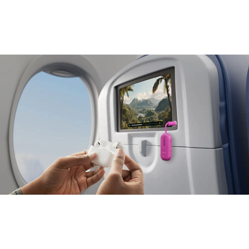 Twelve South AirFly Pro 2 Bluetooth Transmitter - Translucent Fuchsia