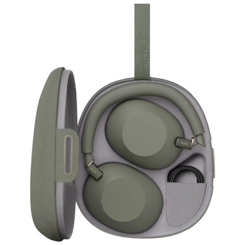 Sony WH-1000XM6 Over-Ear Noise Cancelling Bluetooth Headphones - Olive Grey